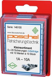 Bezpiecznik Püschel Feinsicherungen SORTI02MB SORTI02MB, 5 mm x 20 mm , 100 szt.