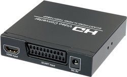 Konwerter Scart - HDMI SpeaKa Professional SP-3957084, złącze SCART na Złącze HDMI, jack 3,5 mm, cinch