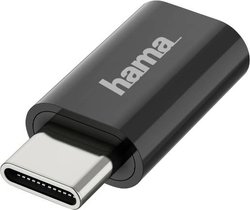 Przejściówka, adapter USB, USB-C® Hama 00200310, [1x złącze żeńskie Micro USB - 1x złącze męskie USB-C]