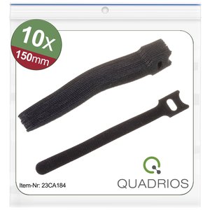 Opaska kablowa na rzepy Quadrios 23CA184 23CA184, (D x S) 150 mm x 12 mm, 10 szt.