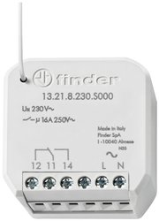 Bezprzewodowy aktor przełączający do termostatu pokojowego BLISS2 w połączeniu z Gateway2 Odbiornik bezprzewodowy Finder 13.21.8.230.S000 13.21.8.230.S000, podtynkowy