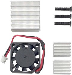 Radxa RockPi4C+_Heat-Set Radiator Pasuje do: Rock Pi czarny