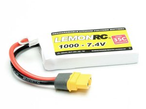 Pakiet akumulatorów (LiPo) 7.4 V 1000 mAh 35 C LemonRC Softcase XT60