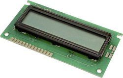 Wyświetlacz LCD LUMEX LCM-S01602DSR/B  zielony  (S x W x G) 44 x 8.8 x 84 mm