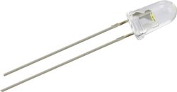 Dioda LED THT Thomsen LED-5-30000W LED-5-30000W, 5 mm, 30000 mcd, 1 szt.