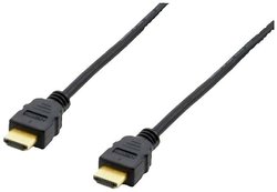 Wyposaż kabel HDMI 119351 3m HDMI typ A (standardowy) czarny Kabel HDMI Equip 119351, pozłacane styki, 3.00 m