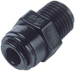 Złącze wkręcane proste, Norgren PNEUFIT D D01250618, gwint zewnętrzny R1/8, O 6 mm