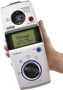 GMW TG basic 1 tester bezpieczeństwa VDE zgodnie z DIN EN 62638/DIN VDE 0701-0702 Tester urzadzeń GMW TG basic 1