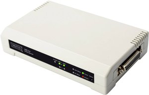 Sieciowy serwer wydruku Digitus DN-13006-1 LAN (10/100 MBit/s), USB, równoległy (IEEE 1284)