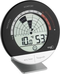 Termohigrometr TFA Dostmann  30.5032, -10 ,  +60 °C, 1 ,  99 %, z funkcją wykrywania pleśni