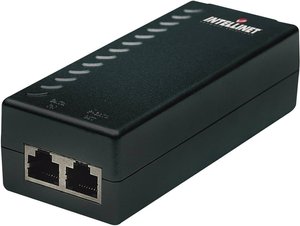 Urządzenie zasilające kabel sieciowy Ethernet Poe Intellinet 524179, IEEE802.3af 100 Mb/s