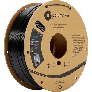 Filament do drukarek 3D ABS Polymaker PE01011, Średnica filamentu: 2.85 mm, 1000 g, czarny