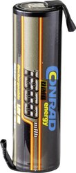 Akumulator pojedynczy Conrad energy AA 1.2 V 1800 mAh NiMH z oczkami lutowniczymi