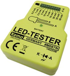 Tester LED Kemo M087N 9 V/DC