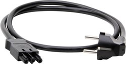 Kabel sieciowy Kopp 226401047 1 sztuka  czarny 1.00 m