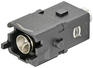 Złącze męskie Harting Han 1A-M12-m X-coded 09 10 008 3006, Han® 1A, 1 szt.