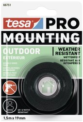 Taśma montażowa tesa  66751-00000-00 Mounting PRO Outdoor (D x S) 1.5 m x 19 mm 1.5 m 1 szt.