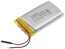 Akumulator specjalny Renata 101029, LiPo, 340 mAh, 3.7 V, 1 szt.