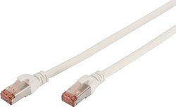 Kabel LAN Digitus DK-16411-0025/WH, 1 szt., RJ45, CAT 6, S/FTP, 0.25 m, biały