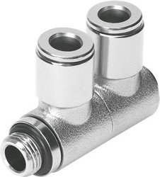 Rozdzielacz FESTO NPQM-LFK-G18-Q4-P10    Średnica rury: 4 mm   1 szt.