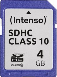 Karta pamięci SDHC Intenso 3411450, 4 GB, Class 10, 20 MB/s / 12 MB/s