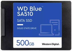 Dysk SSD wewnętrzny, 2,5'' (6,35 cm) 500 GB Western Digital Blue™ SA510 SATA 6 Gb/s Produkt nowy