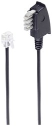 Shiverpeaks BASIC-S Wtyk TAE N na wtyk Western 6/2, z mostkiem, 3 m Fax Kabel Shiverpeaks BS70113-6/2 1 szt.