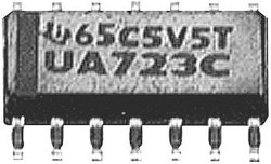 PMIC - regulator napięcia - Liniowy i przełączający Texas Instruments UA723CD, 1 szt.