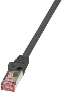 Kabel LAN LogiLink CQ2033S, 1 szt., RJ45, CAT 6, S/FTP, 1.00 m, czarny