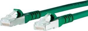 Kabel LAN Metz Connect 1308451555-E, 1 szt., RJ45, CAT 6a, S/FTP, 1.50 m, zielony