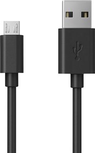 Kabel USB RealPower, USB 2.0, Złącze męskie USB-A, Złącze męskie USB Micro-B, 0.60 m