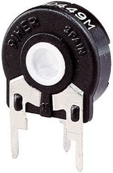 Potencjometr montażowy Piher PT 15 NH 100 R, O = 15 mm, 10 ?, 250 V, 0,25 W, 270°, +30