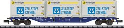 Wagon kontenerowy MiniTrix 18420 Wagony kontenerowe N European Rail Rent