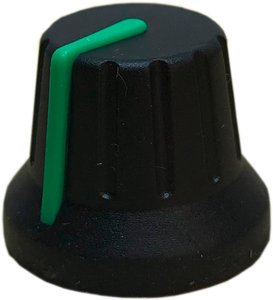 Pokrętło PSP 49009-GREEN 49009-GREEN, ze wskaźnikiem, (Ø x W) 18.8 mm x 15.24 mm, 1 szt.