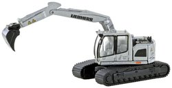 N Liebherr łańcuch do koparki kompaktowej srebrny z koparką  Minis by Lemke gotowy model N