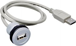 Gniazdo wbudowane USB Schlegel RRJ-USB, 0.60 m, 1 szt.