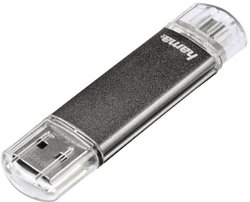 Pamięć USB do Tabletów i Smartfonów Hama 123924, 16 GB, USB 2.0, MicroUSB 2.0