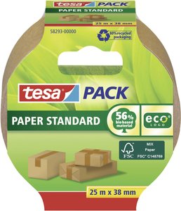 Taśma pakowa tesa  58293 STANDARD ecoLogo® (D x S) 25 m x 38 mm 25 m 1 szt.