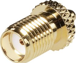 Adapter MMCX BKL Electronic 0416510 Wtyczka MMCX - złącze żeńskie SMA  1 szt.