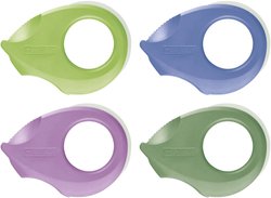 tesafilm® mini dyspenser taśmy klejącej ecoLogo - ergonomiczny kształt, można przymocować do palca Taśma samoprzylepna tesa ecoLogo® 58248-00000-02 1 szt.