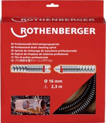 Wał do czyszczenia rur Rothenberger 72433, 230 cm, Średnica produktu 16 mm