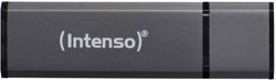 Pendrive USB 2.0 Intenso Alu Line 3521491, 64 GB, antracytowy, 28 MB/s / 6,5 MB/s