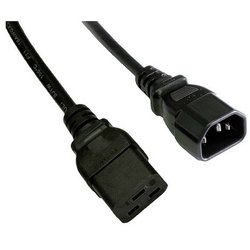 Kabel Akyga AK-UP-02 [1x złącze żeńskie IEC C19 - 1x złącze męskie IEC C14] 1.80 m