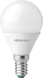 E14  LED  5 W = 40 W  ciepła biel    regulacja natężenia oświetlenia Żarówka LED Megaman MM21124 E14 5 W = 40 W 470 lm ciepła biel 1 szt.