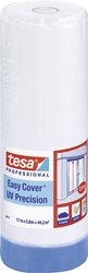 tesa Easy Cover® UV Precision, rozwiązanie 2 w 1 (folia LDPE i taśma malarska UV PLUS), idealne do zastosowań zewnętrznych Folia ochronna tesa tesa Easy Cover® 04411-00000-00  (D x S) 17 m x 2.6 m 17 m 1 szt.