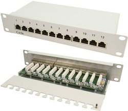 Patchpanel LogiLink NP0041, 12 Portów, 254 mm (10''), 1 U