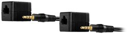 Audio Extender audio, stereo (jack 3,5 mm) LINDY 70450, przez kabel sieciowy RJ45, 100 m