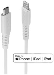 Kabel USB LINDY, USB 2.0, Złącze męskie Lightning, Złącze męskie USB-C®, 1.00 m