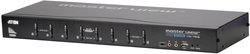 Switch ATEN CS1768 KVM z 8 portami dla urządzeń USB i grafiki Single-Link-DVI z transmisją dźwięku Przełącznik KVM, DVI ATEN CS1768, USB, 2048 x 1536 Pixel, Ilość przełączalnych PC: 8