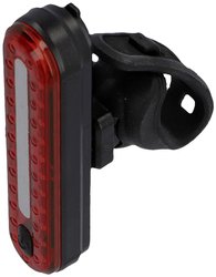 FISCHER FAHRRAD Lampa rowerowa tylna  LED akumulatorowe czarny